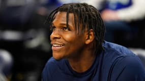 Anthony Edwards avec Minnesota le 1er février 2022