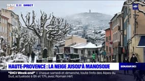 Haute-Provence: de la neige jusqu'à Manosque
