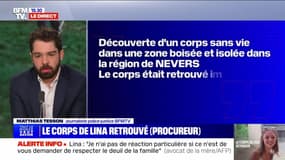 Le corps de Lina retrouvé (procureur) - 16/10