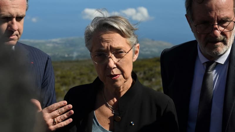 La Premiere ministre Elisabeth Borne lors de sa visite dans l ile de La Reunion le 13 mai 2023 1635962