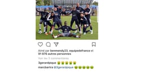 La réaction de Piqué à la photo des Bleus