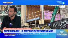 Rue d'Aubagne : la dent creuse entame sa mue. Les Tchatcheurs