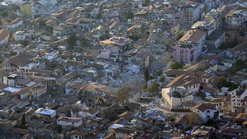 La ville d'Antakya en Turquie, le 20 février 2023.