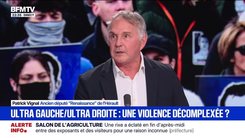 Mort de Quentin Deranque: "Le problème, ce sont les extrêmes, ce sont des voyous", explique Patrick Vignal, ancien député (Renaissance)