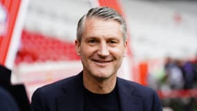 Olivier Létang avant Lille-Rennes (2-2, L1), le 10 mars 2024