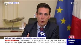 Jean-Baptiste Djebbari : à partir du 11 mai, "nous sommes en capacité de monter à 50% de TGV"