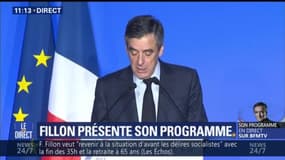 Fillon dévoile son programme: "Je ne demande pas des efforts aux Français"