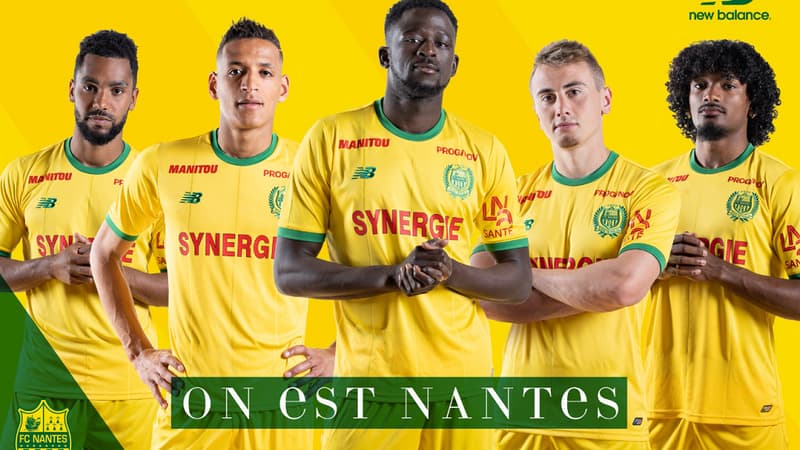 Le nouveau maillot du FC Nantes pour la saison 2018-2019
