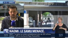 Naomi: “Depuis la médiatisation nationale, il y a un déferlement de menaces” vers le SAMU (syndicat FO)