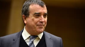 Arnaud Lagardère, PDG du groupe Lagardère, le 17 février 2022 à Paris