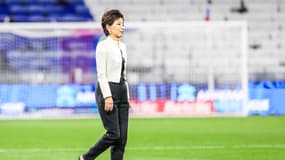 Michele Kang lors de la finale de l'Arkema Première Ligue entre l'OL et le PSG, le 16 mai 2025.