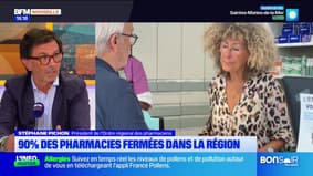 90 % des pharmacies fermées dans la région Provence-Alpes-Côte d'Azur