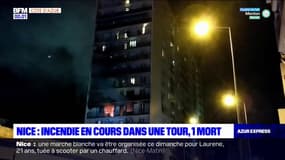 Nice: un incendie en cours dans une tour d'habitation, au moins un mort