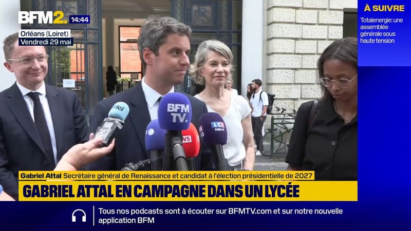 Présidentielle 2027: "Seul l'espace central est en mesure de briser la tenaille entre LFI et le RN", déclare le candidat Gabriel Attal