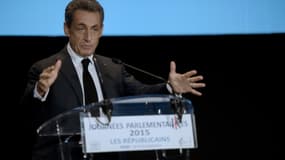 Nicolas Sarkozy, le 23 septembre 2015 à Reims