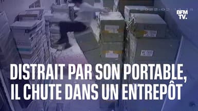 Distrait par son téléphone, il passe au travers d’une trappe à Istanbul