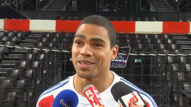 Daniel Narcisse, élu meilleur joueur de handball au monde en 2012, le 8 janvier 2013.