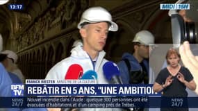 Notre-Dame: Frank Riester veut "prendre le temps de faire ça correctement"