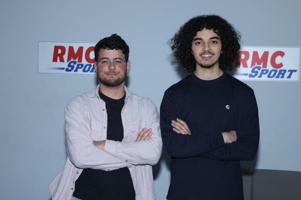 Pierre Thévenet et Lounis Khelaf, lauréats de la "Bourse Marc Van Moere" de RMC Sport