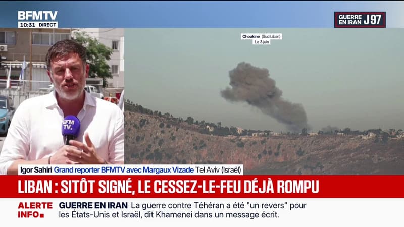 Guerre au Moyen-Orient: Israël et le Liban conditionnent le cessez-le-feu à un "arrêt complet" des tirs du Hezbollah et à la création de "zones pilotes" sous contrôle de l'armée libanaise