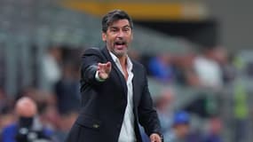 Paulo Fonseca lors du match AC Milan-Liverpool (1-3, Ligue des champions), le 17 septembre 2024