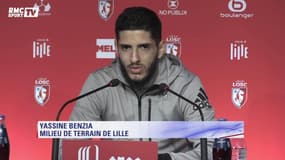 Ligue 1 : "Ce ne sont pas des actes comme ça qui vont faire changer la situation" : Yassine Benzia reproche leur comportement aux supporters lillois