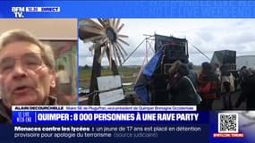 Rave Party à Quimper: "Ce qui est prévu c'est que le départ se fasse dans la journée de demain" affirme Alain Decourchelle, vice-président de Quimper Bretagne Occidentale 