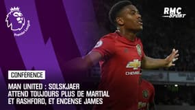 Man United : Solskjaer attend toujours plus de Martial et Rashford, et encense James