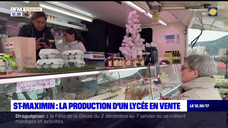 Saint-Maximin-la-Sainte-Baume: le Campus Provence verte met en vente les productions des lycéens lors d'un marché du campus
