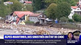 "C'est catastrophique." Les habitants des zones sinistrées dans les Alpes-Maritimes sont traumatisés