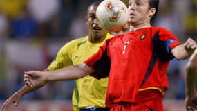 Gilberto Silva et Wilmots