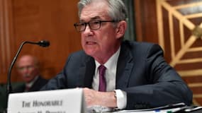 Le président de la Fed Jerome Powell le 15 juillet 2021, lors d'une audition au Sénat à Washington