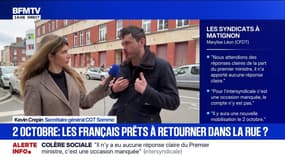 Mobilisation du 2 Octobre: "Ce gouvernement n'a pas pris la mesure de la colère sociale qui est en train de s'exprimer dans ce pays", déplore Kevin Crepin, secrétaire général CGT Somme