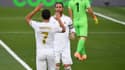Sergio Ramos et Eden Hazard (de dos)