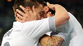 Mathieu Debuchy et Olivier Giroud