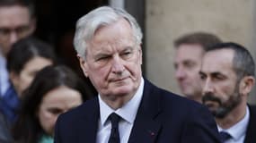 Michel Barnier à Paris le 22 novembre 2024 