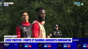 LOSC: Fonte et Bamba absents pour le match contre Troyes dimanche