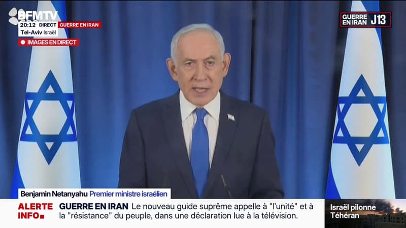 Iran: Benjamin Netanyahu dénonce "un régime meurtrier qui a essayé de promouvoir son propre programme pour anéantir l'État d'Israël"