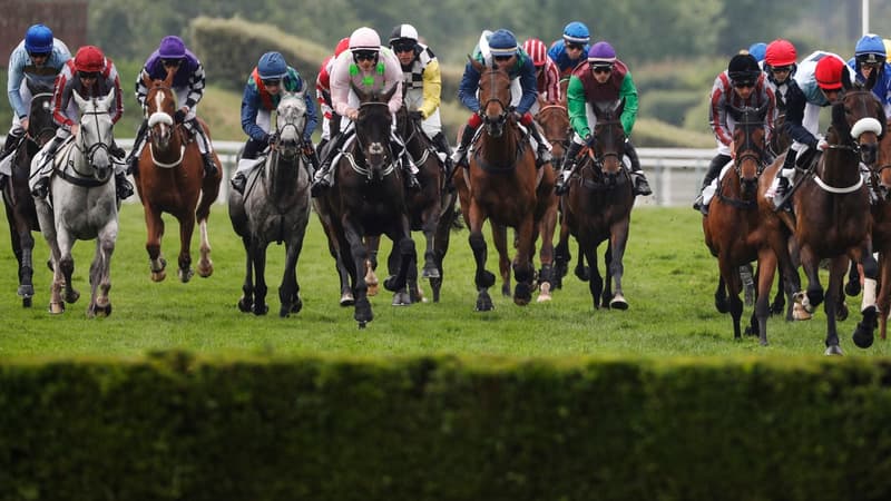 Figuero en route pour le Grand Steeple-Chase de Paris