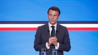 Le président français Emmanuel Macron ce 11 mai 2023.