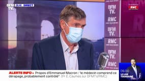 Pour le Pr Éric Caumes, "on ne doit pas généraliser le masque FFP2, il doit être réservé aux personnes en contact intime avec les malades"