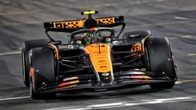 Lando Norris (McLaren) au Grand Prix d'Abu Dhabi le 8 décembre 2024