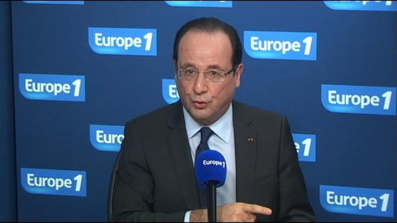 François Hollande était sur Europe 1, vendredi 21 décembre 2012.