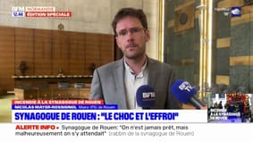 Incendie de la synagogue de Rouen: le maire demande des "moyens de sécurité supplémentaires"