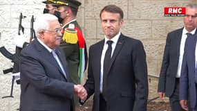 Gaza: Emmanuel Macron souhaite "reformer" l'Autorité palestinienne avec Abbas