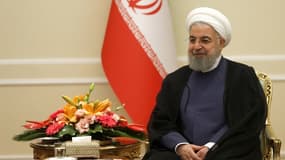 Le président Hassan Rouhani  en août dernier, de passage en Corée du Nord. 
