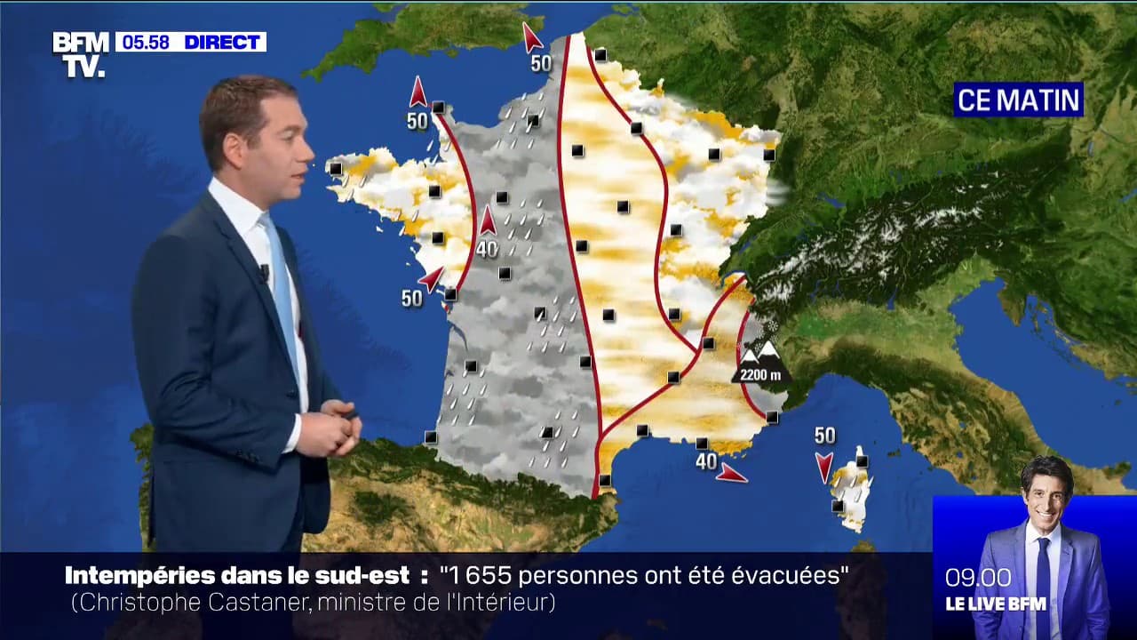 La météo en France ce lundi 25 novembre: le soleil revient sur le Sud ...