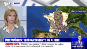Intempéries: 11 départements du sud de la France en vigilance orange