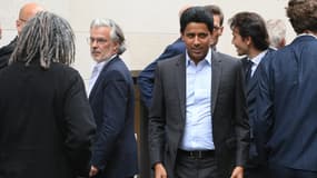 Des dirigeants du foot français à une assemblée générale de la LFP, en septembre 2024