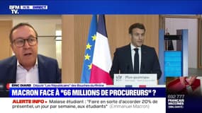 Macron face à "66 millions de procureurs" ? Éric Diard "très choqué" par les propos du président